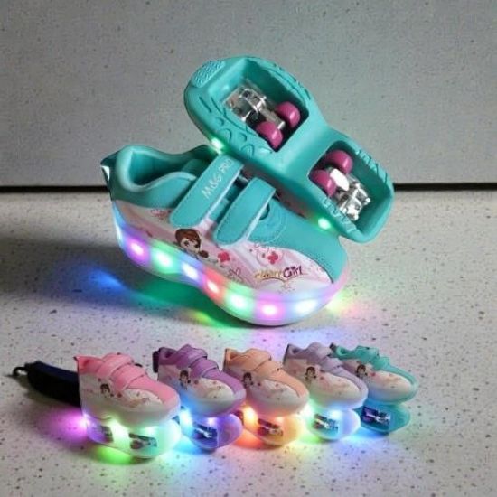 صورة سكوتر تزلج رياضي باربع عجلات – مقاس  (من 28 إلى 39)